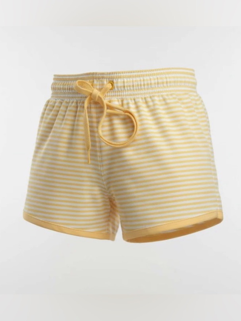Minnow boy's Yellow & White Boardie Shorts (Size: 2T)